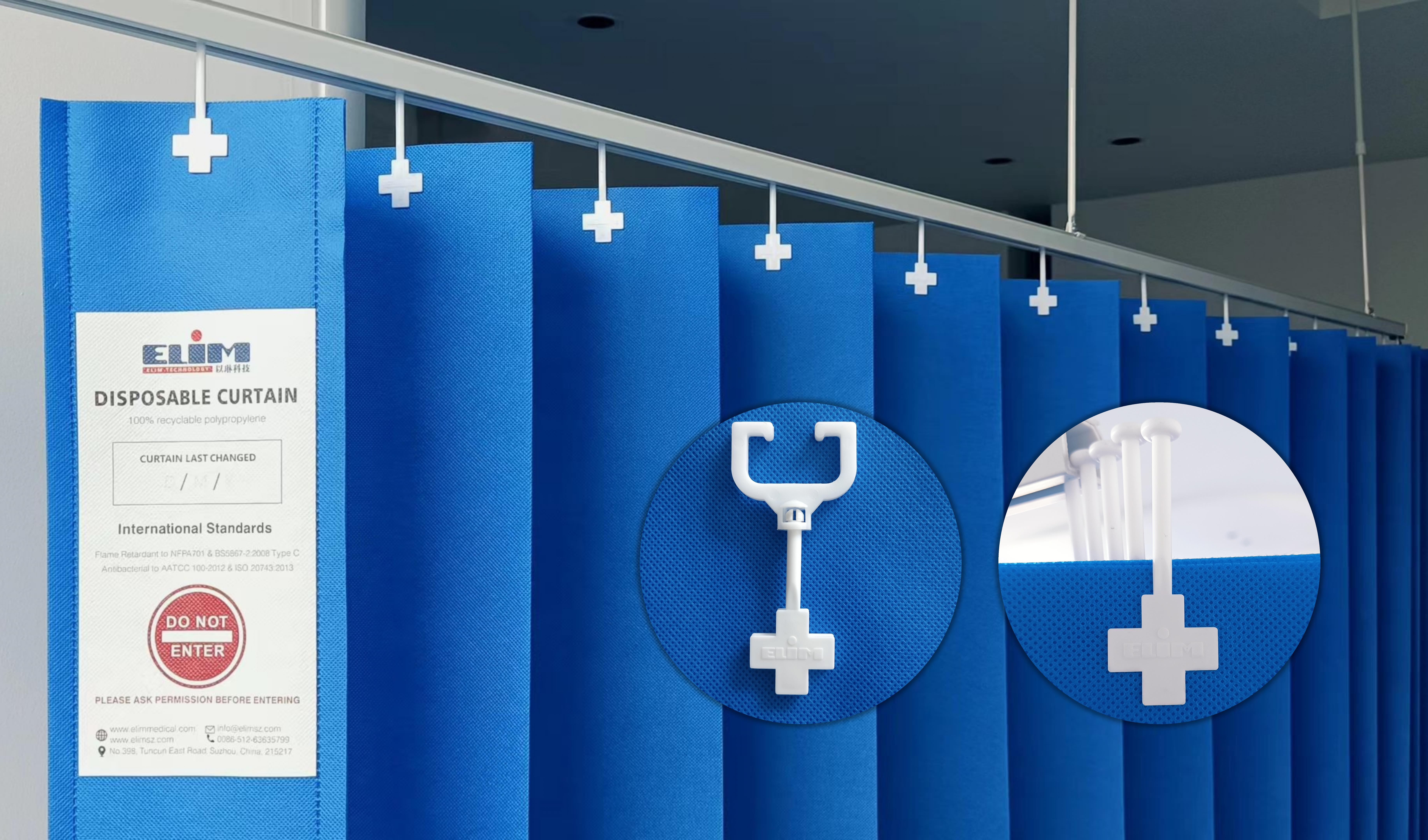 Guia de frequência de substituição de cortinas descartáveis