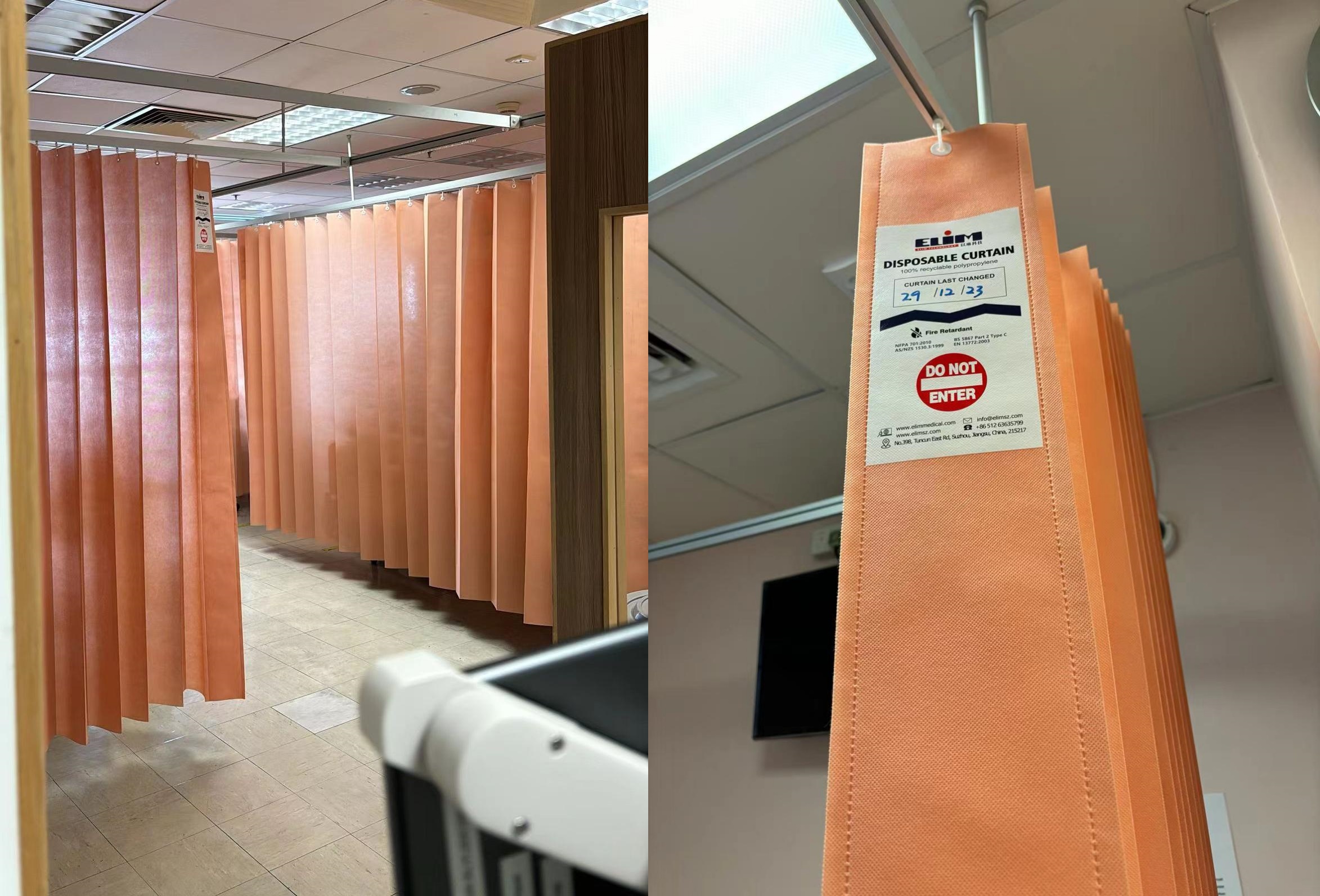 Elim cortinas descartáveis: uma história de sucesso global em assistência médica