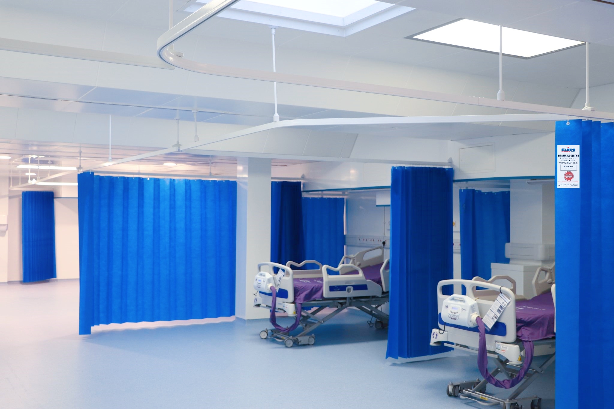 Soluções de cortina hospitalar