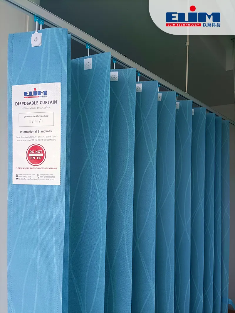 Cortinas de privacidade descartáveis