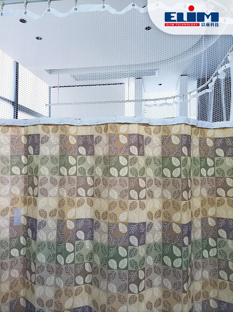 Cortinas descartáveis ​​para cubículos com painel instantâneo